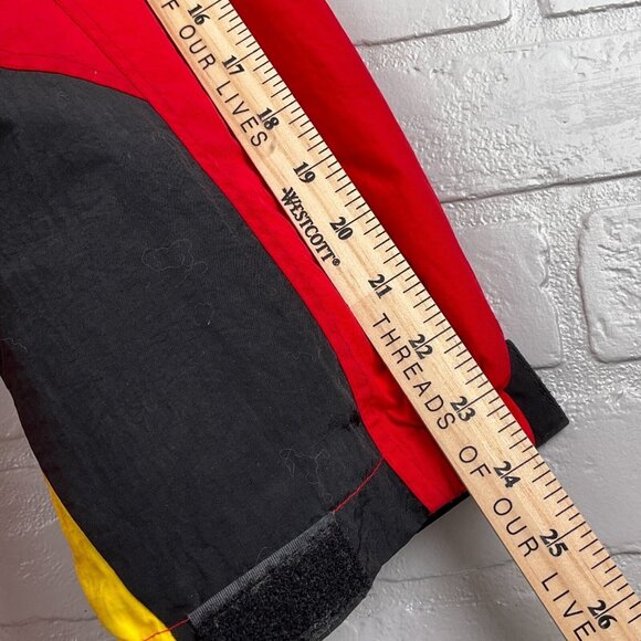 Marlboro Coat Men Large Red Black Anorak Zip Quilt Duck Down Nylon Jacket VTG‎ - Picture 10 of 13